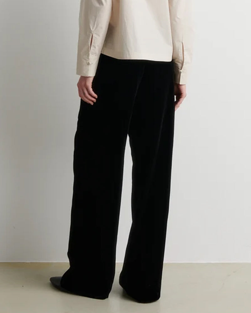 Second Female Velvetta Trousers - Black