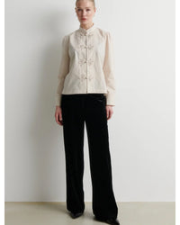 Second Female Velvetta Trousers - Black