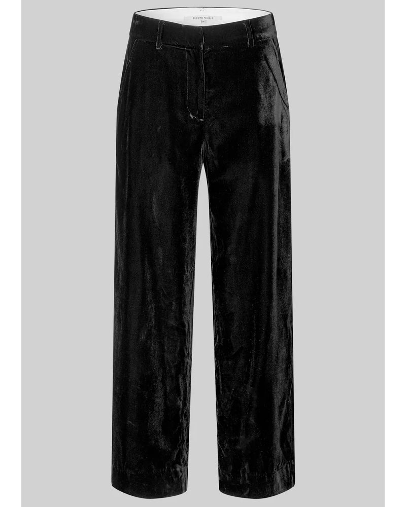 Second Female Velvetta Trousers - Black