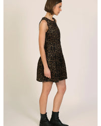 Traffic People Pru Mini Dress - Leopard