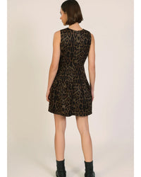 Traffic People Pru Mini Dress - Leopard