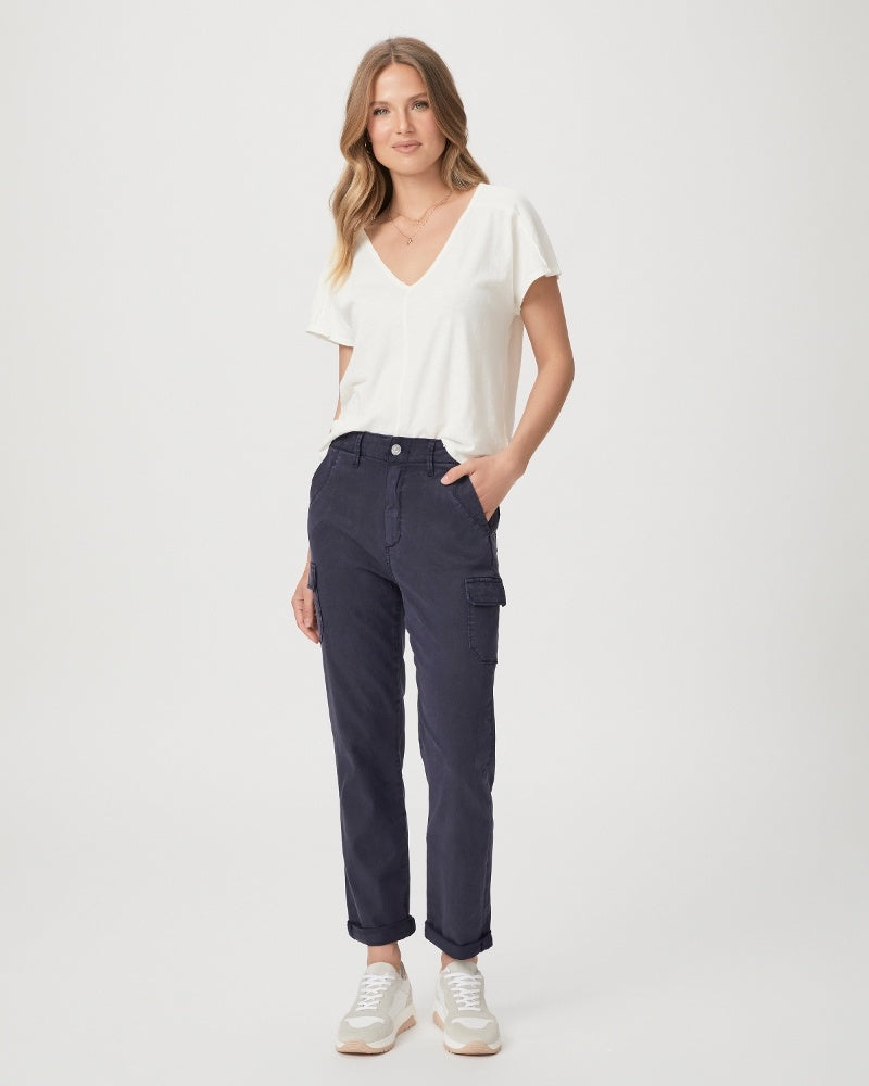 Paige Drew Cargo Trousers - Navy