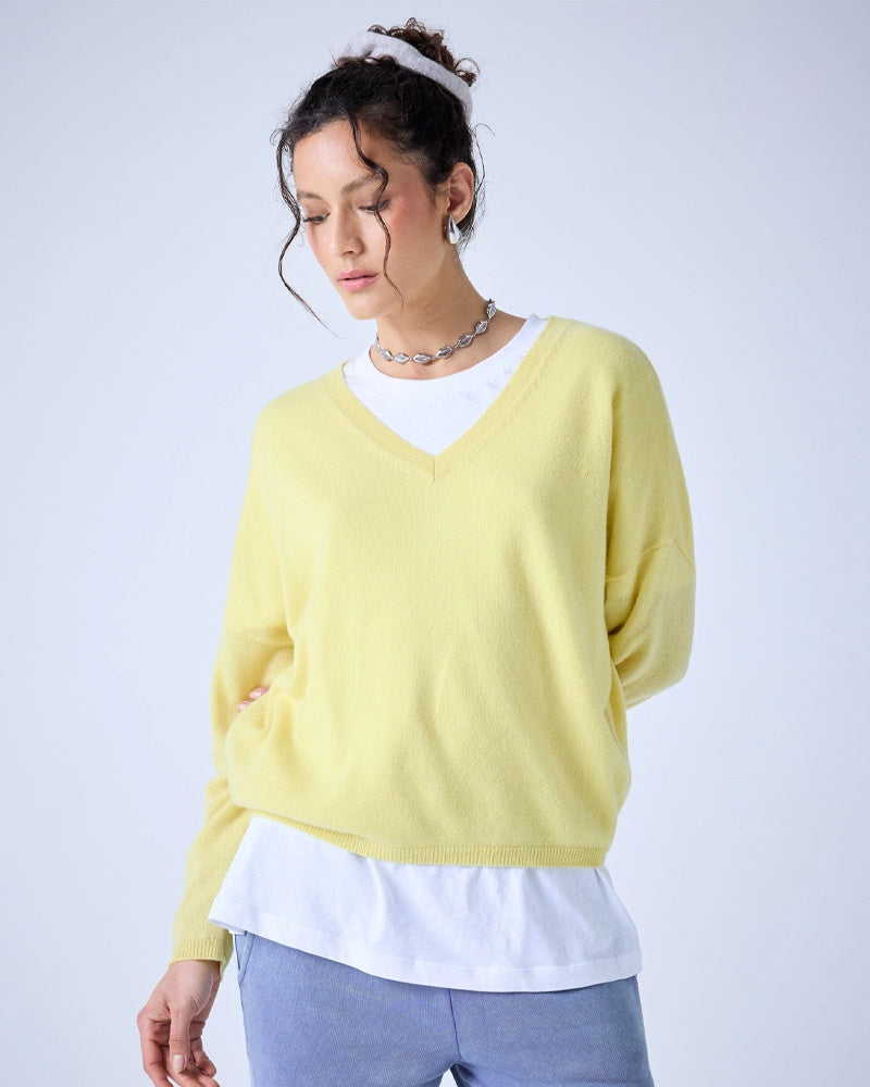Absolut Cashmere Alicia Jumper - Sun