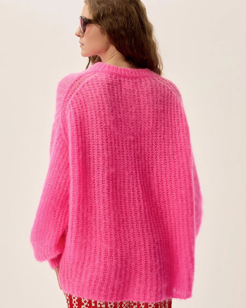 Des Petits Hauts Burma Jumper - Neon Rose