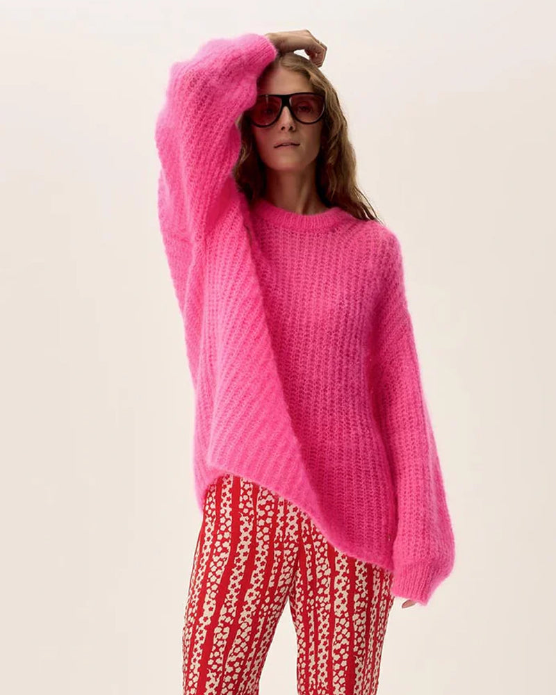 Des Petits Hauts Burma Jumper - Neon Rose