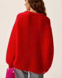 Des Petits Hauts Burma Jumper - Tomato