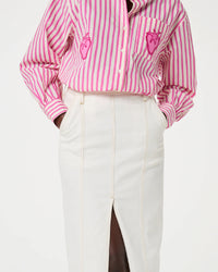 Fabienne Chapot Alex Blouse - Pink/White