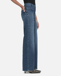 Frame Le Slim Palazzo Jeans - Modernist Pock Loner