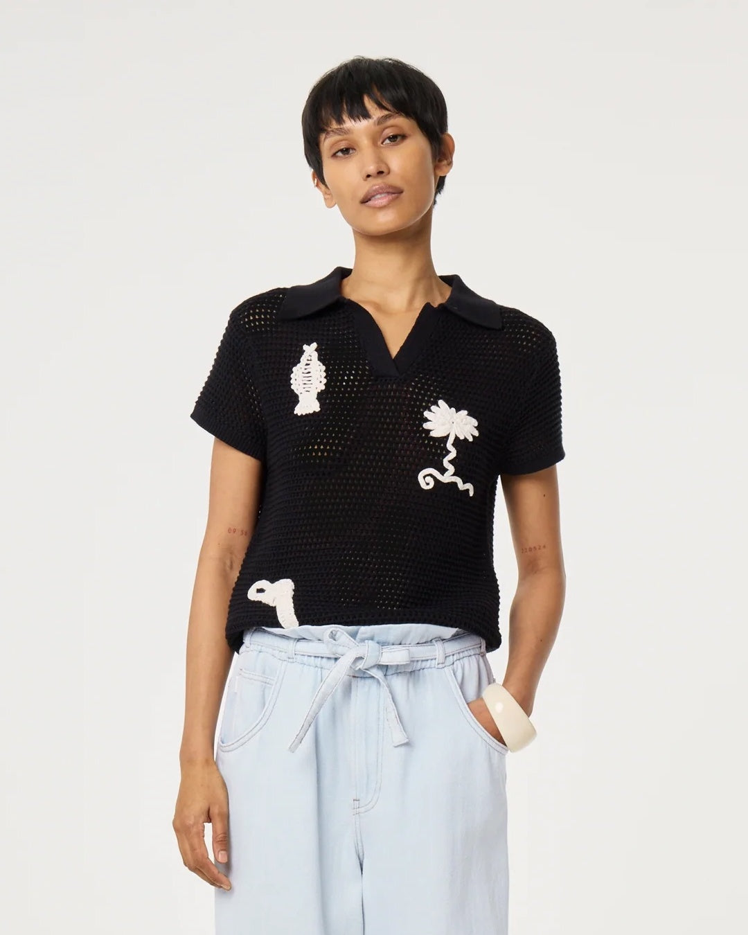 Fabienne Chapot Fin Pullover - Black