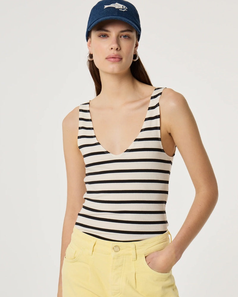 Fabienne Chapot Lena Top - Black/White