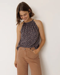 Indi and Cold Top MI141 - Navy Print