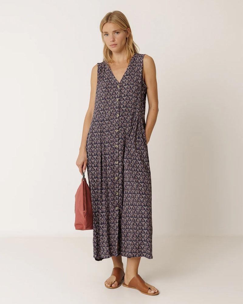 Indi and Cold Dress MI140 - Navy