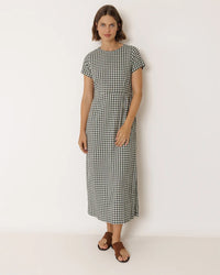 Indi and Cold Dress AD149 - Menta Gingham