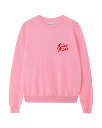Jumper 1234 Kiss Kiss Crew Jumper - Pink