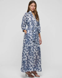 Kudibal Salma Dress - Royal Garden Ink