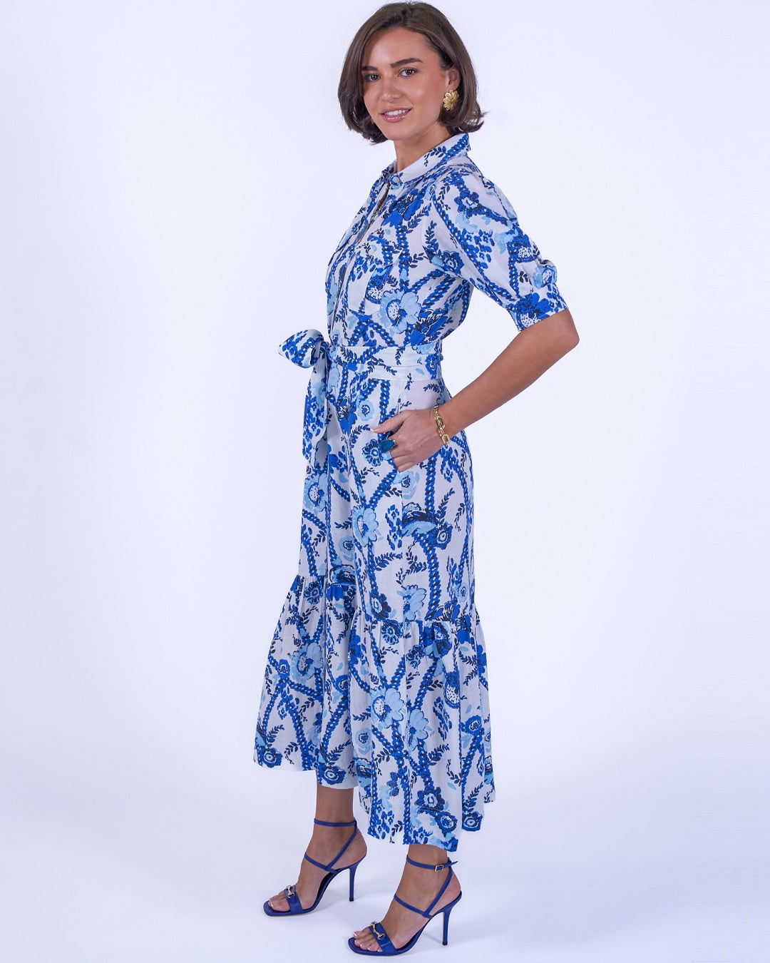 New Day Originals Safari Dress - Botanical Blue