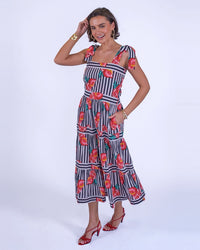 New Day Originals Shelly Dress - Pomegranate Stripe