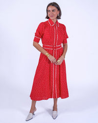 New Day Originals Sydney Dress - Red Polka Dot