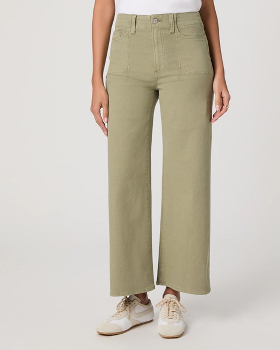 Paige Anessa Trousers - Vintage Oak Moss