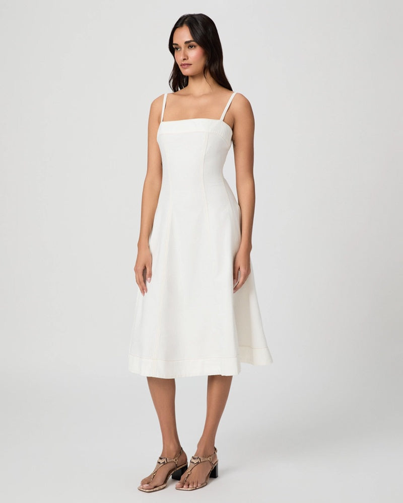 Paige Pippa Midi Dress - White