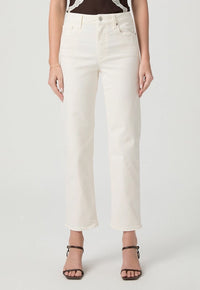 Paige Stevie Ankle Jeans - Cream Cloud