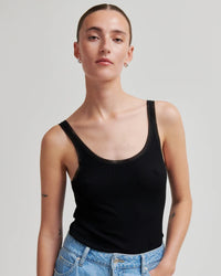 Second Female Emilia Tank Top - Black