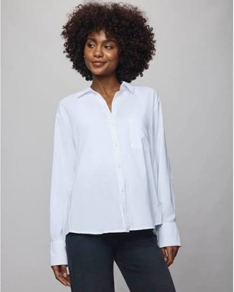 Splendid Reese Button Down Shirt - White