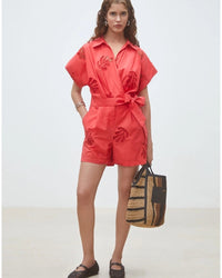 Suncoo Tracy Playsuit - Geranium