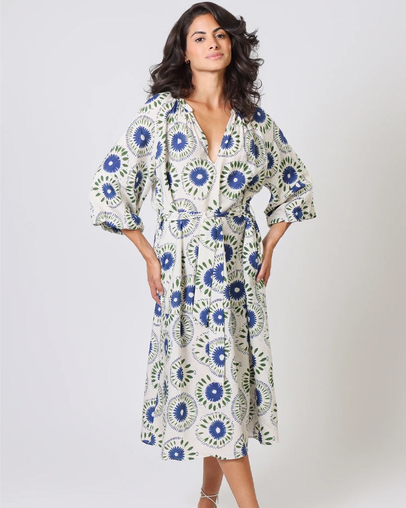 Traffic People Glee Dress - Blue/Green