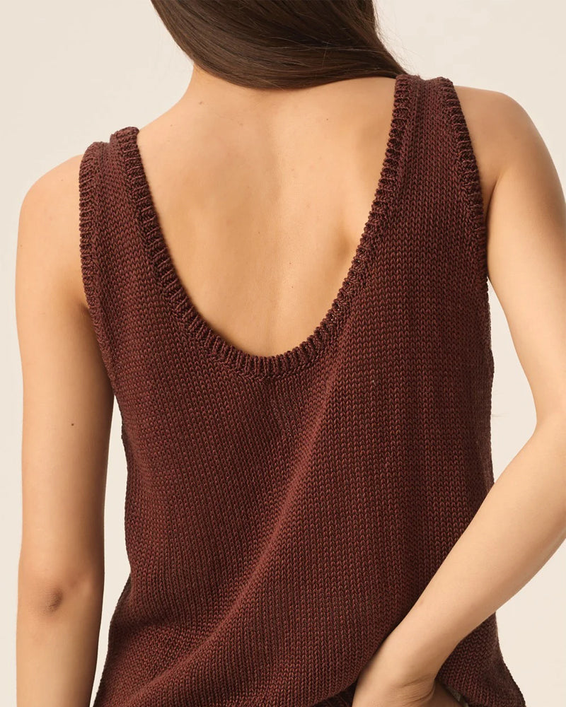 Des Petits Hauts Carlota Top - Chocolate