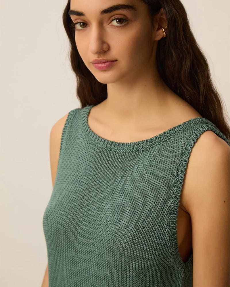 Des Petits Hauts Carlota Top -  Lagoon