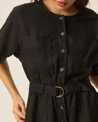 Des Petits Hauts Esther Playsuit - Black