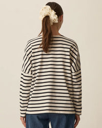 Des Petits Hauts Filly Top - Milk/Noir