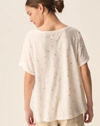 Des Petits Hauts Georgette Tee - Shell