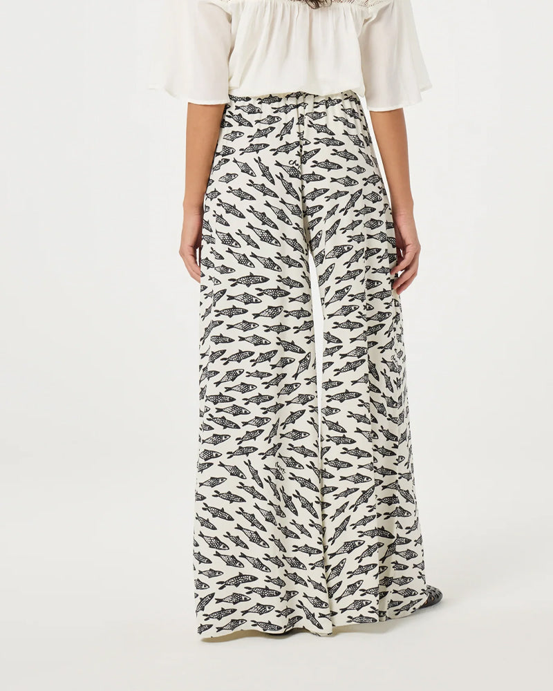 Fabienne Chapot Palapa Trousers - White/Black