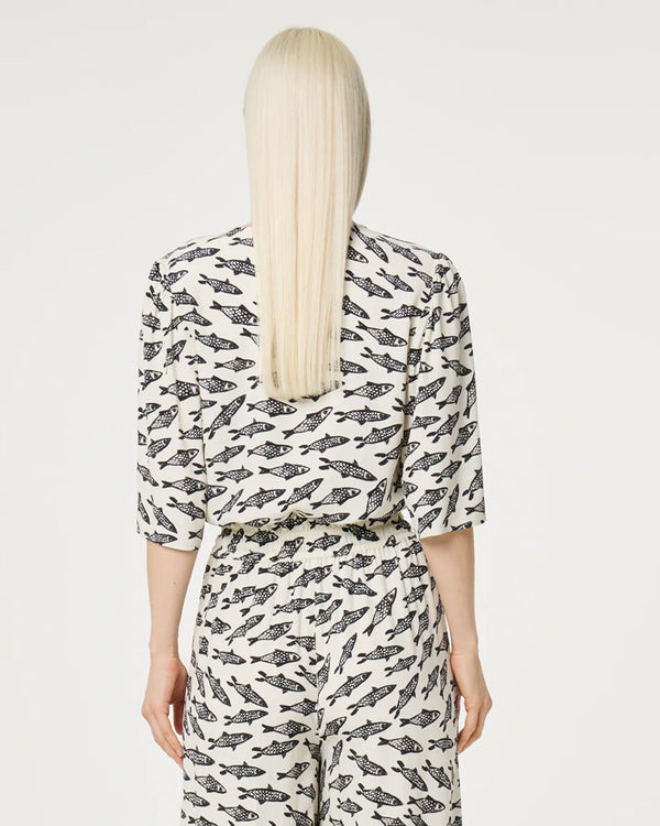 Fabienne Chapot Starlet Blouse - White/Black