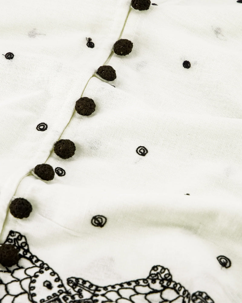 Fabienne Chapot Tylera Blouse - White/Black