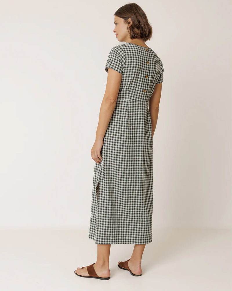Indi and Cold Dress AD149 - Menta Gingham