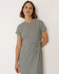 Indi and Cold Dress AD149 - Menta Gingham