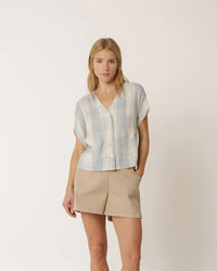 Indi and Cold Top KI151 - Blue Check