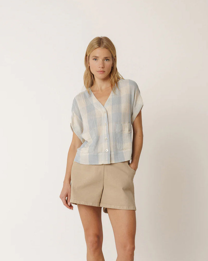 Indi and Cold Top KI151 - Blue Check