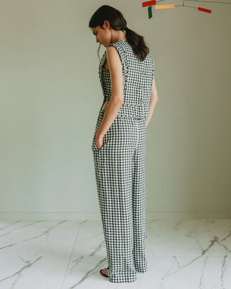 Indi and Cold Trousers AD148 - Menta Gingham