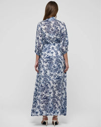 Kudibal Salma Dress - Royal Garden Ink