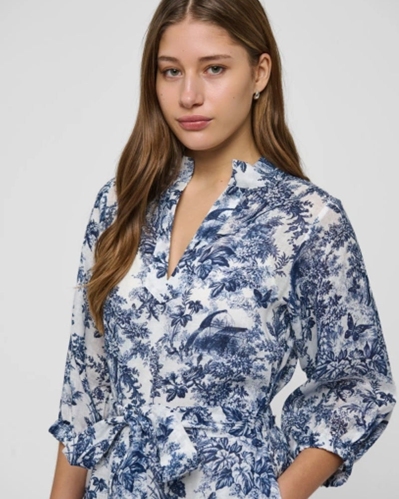 Kudibal Salma Dress - Royal Garden Ink