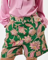 Kudibal Villa Shorts - Paisley Green