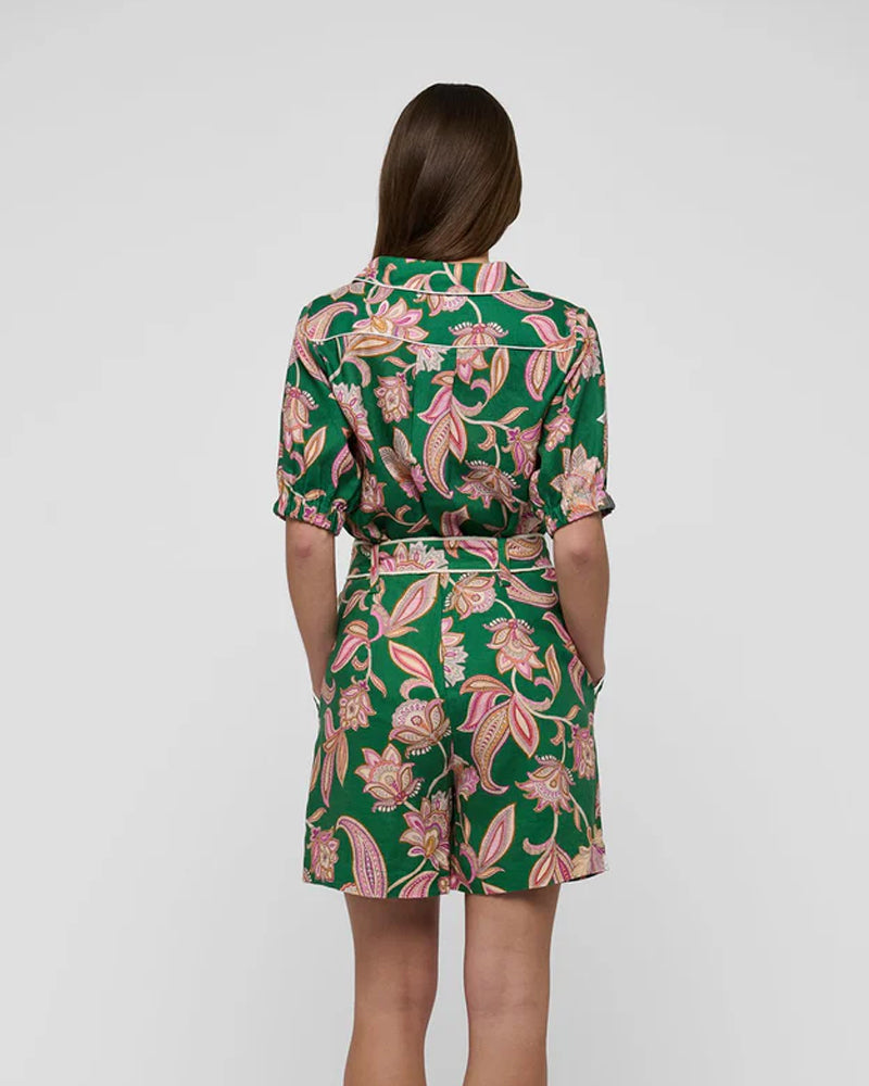 Kudibal Violeta Blouse - Paisley Green