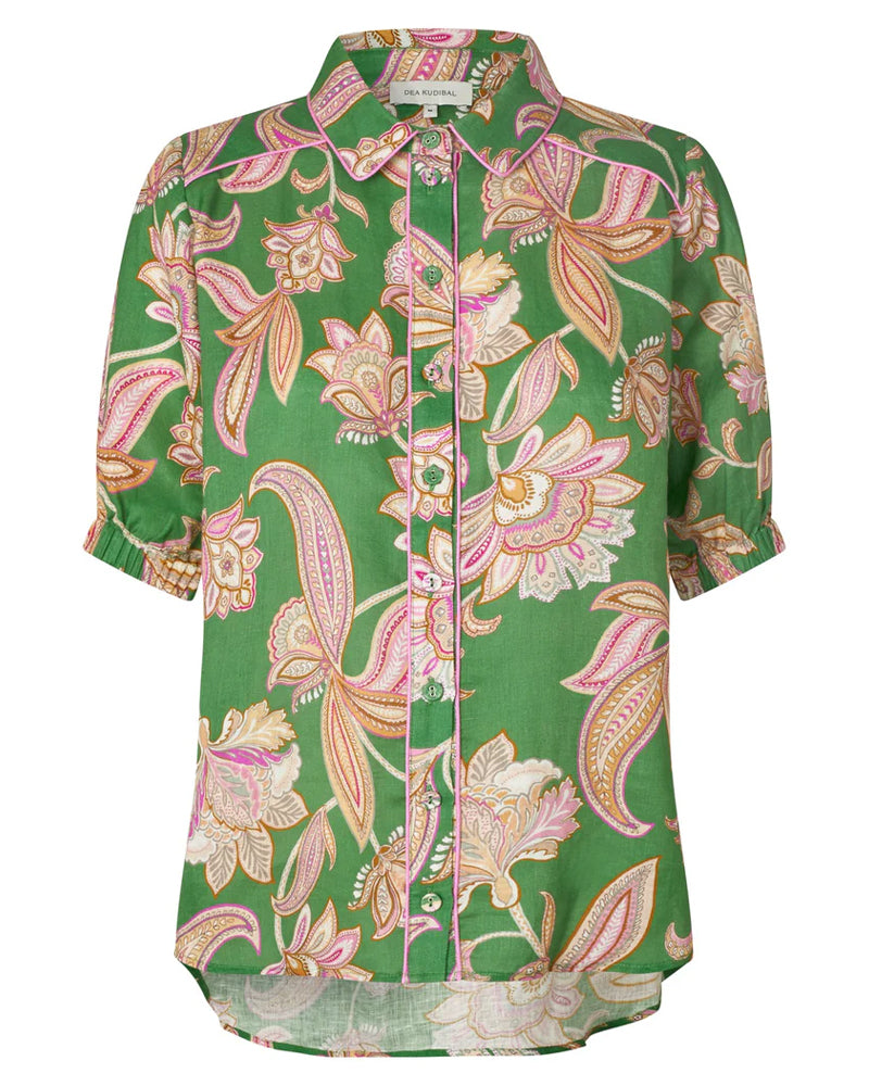 Kudibal Violeta Blouse - Paisley Green