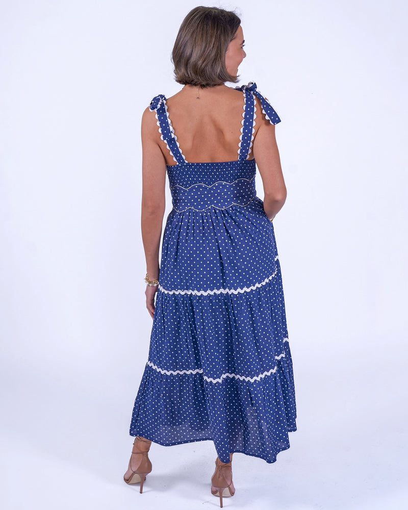 New Day Originals Amore Dress - Navy Dot