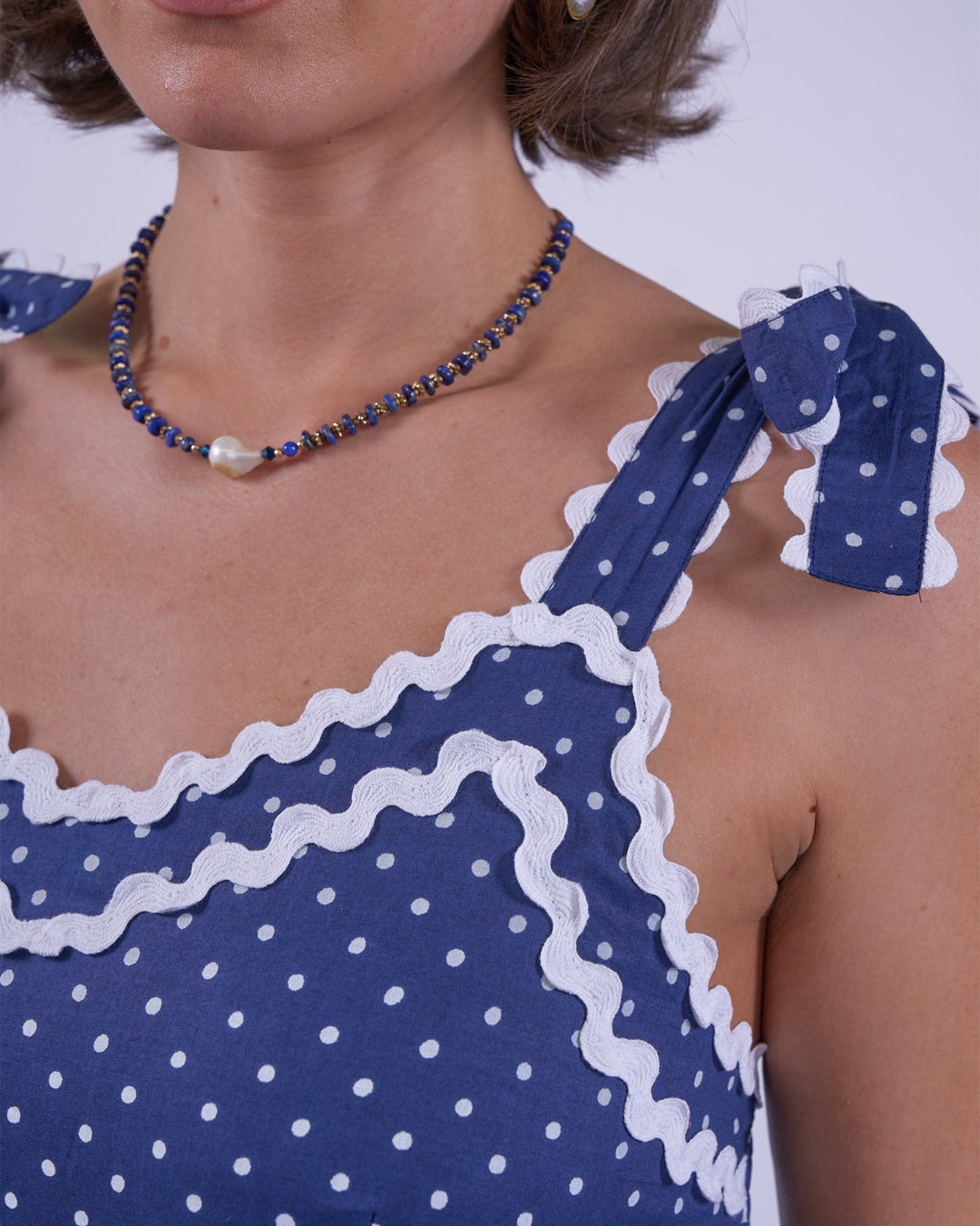 New Day Originals Amore Dress - Navy Dot