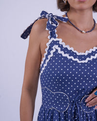 New Day Originals Amore Dress - Navy Dot